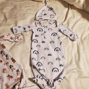 Caden lane knotted gown